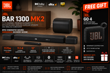 JBL Bar 1300MK2 + FREE JBL GO4