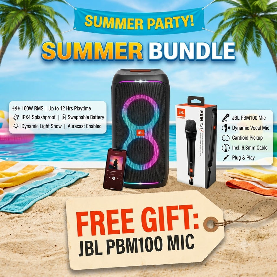 JBL PARTYBOX CLUB 120 + FREE JBL PBM100