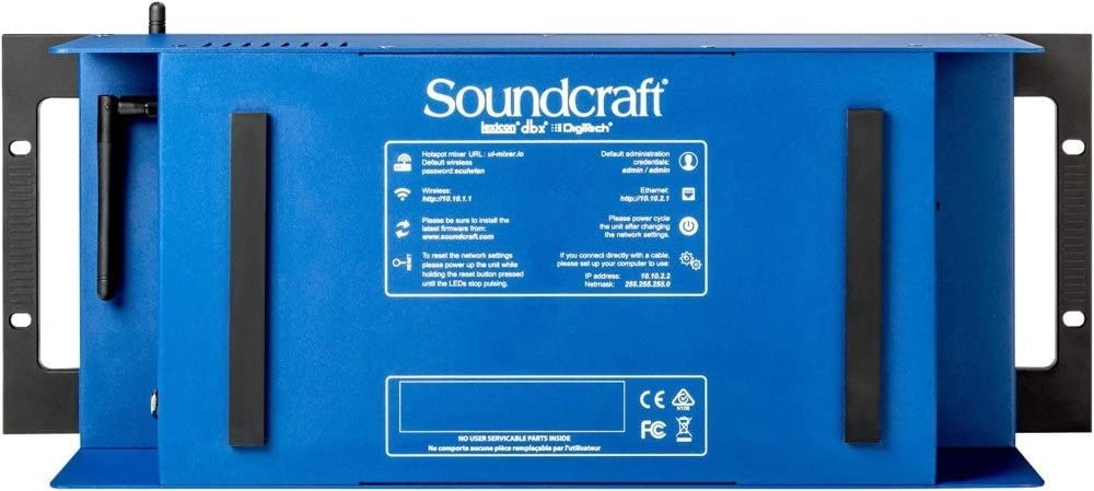 Soundcraft Ui-24 وحدة مزج صوت 24 قناة بجهاز تحكم عن بعد