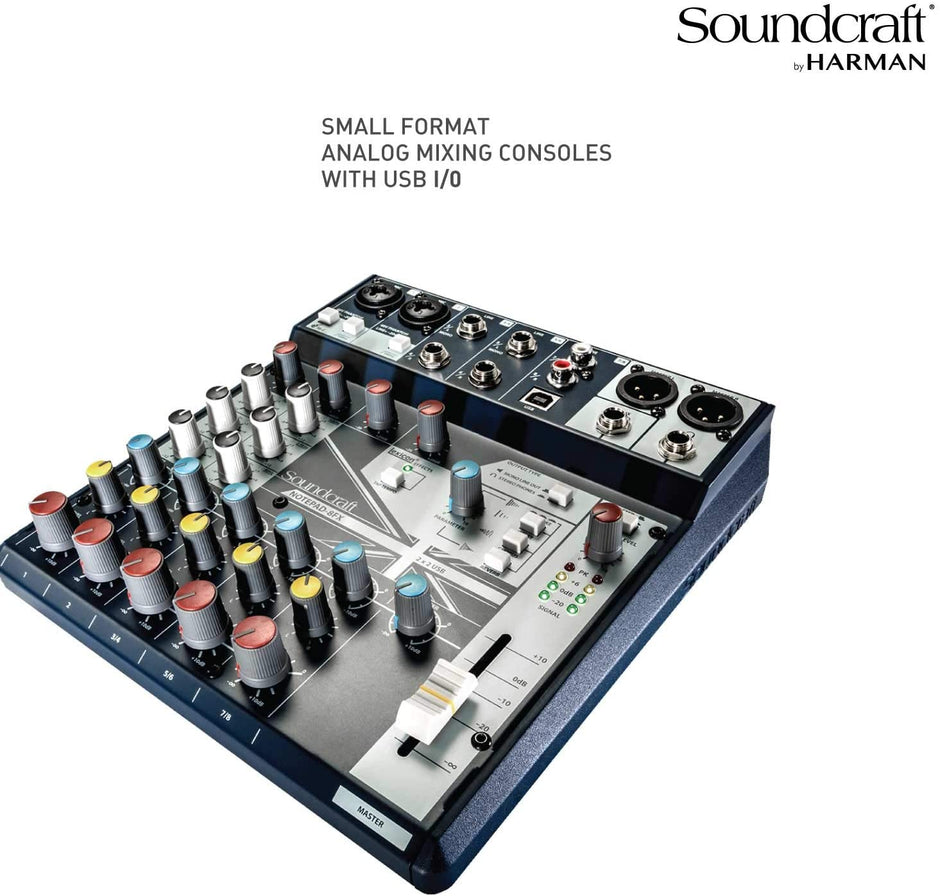 SOUNDCRAFT NotePad-8FX وحدة مزج تناظري