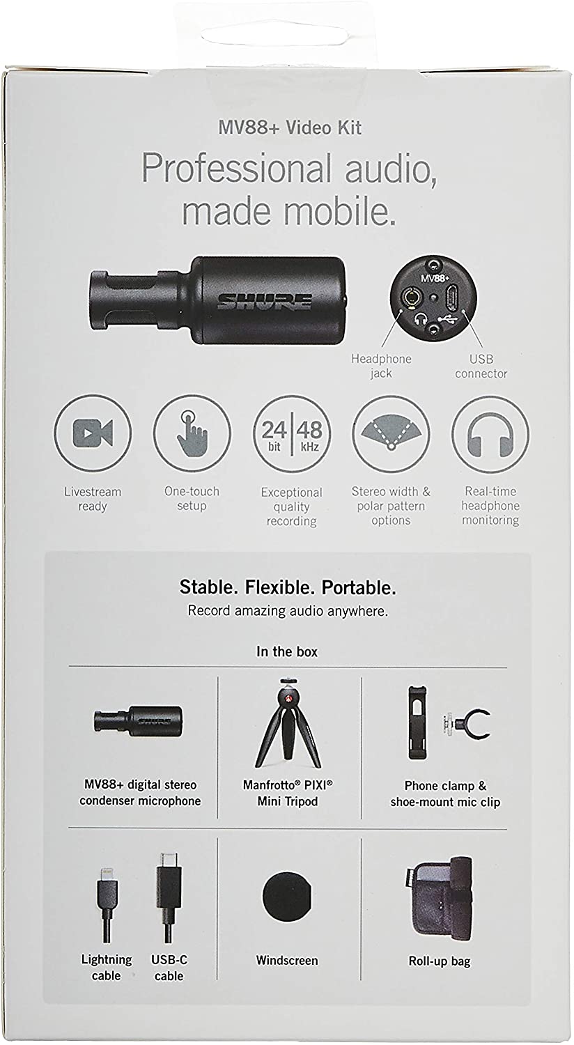 SHURE MV88 Video Kit مجموعة فيديو